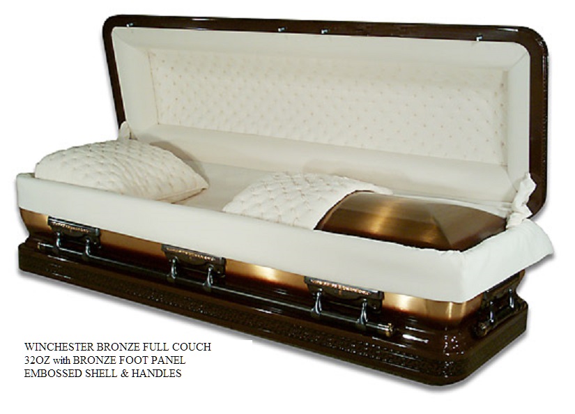 Image of Winchester Full Couch Bronze Casket