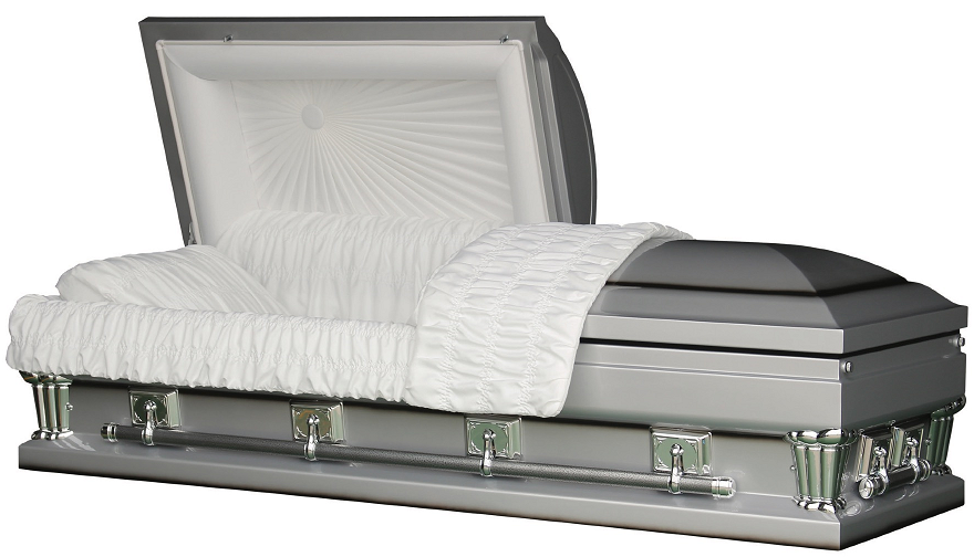 Photo of Franklin Silver Oversize - in either 27.5 inches or 30.5 inches Casket