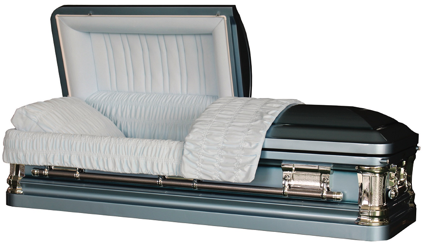 Photo of MONARCH SKYBLUE metal casket Casket